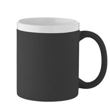 Taza de cerámica mate 300 ml Negro