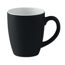 Taza cerámica personalizable de color 300 ml Negro
