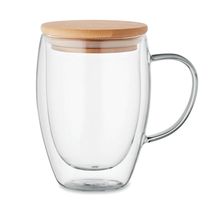 Taza Doble Pared 300ml Transparente