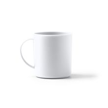 Taza PP reutilizable de 300 ml Blanco