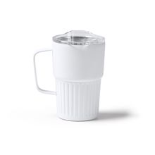 Taza térmica de acero inoxidable reciclado Blanco