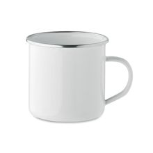 Taza Vintage para Sublimación 500ml Blanco