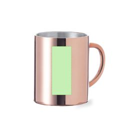 Taza inox 280ml doble pared | Cara A | 20 x 50