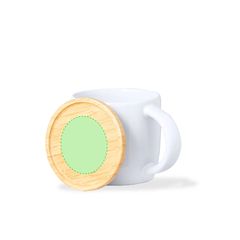 Taza 350ml Cerámica con Tapa Posavasos | Area 5 | 55 x 55