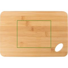 Tabla Bambú con Agujero Troquelado | Frontal | 150 x 120