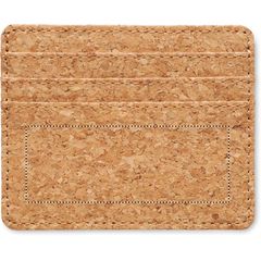Tarjetero de corcho para 3 tarjetas | Frontal | 80 x 30