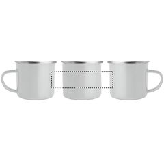 Taza Vintage Esmaltada 350ml | Circunferencia | 130 x 35