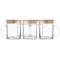 Taza Vidrio Reciclado 300ml | Circunferencia | 130 x 60