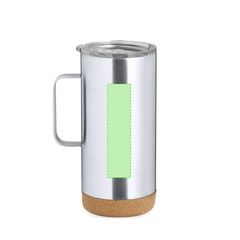 Taza Térmica de Acero Inox con Base de Corcho | Area 2 | 25 x 100