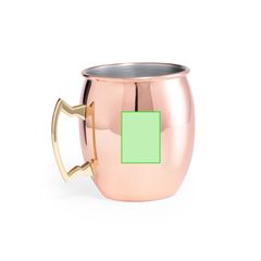 Taza Acero Inoxidable 500ml Cobre | Cara B | 40 x 40