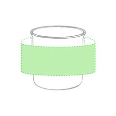 Taza Cerámica Vintage 300ml | Alrededor de la taza | 150 x 40