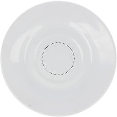 Taza cerámica con plato de 180ml | PLATE | 40 x 40
