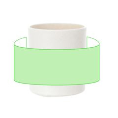 Taza PP Veteado Food Grade 350ml | Alrededor de la taza | 160 x 60