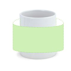 Taza Cerámica 250ml para Sublimación | Centrado alrededor de la taza | 90 x 60