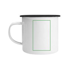 Taza Metálica Vintage 350ml | Lateral izquierdo | 30 x 55