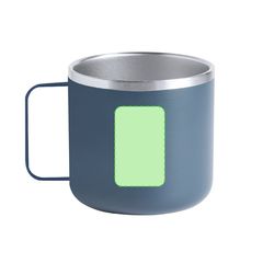 Taza Inox. bicolor de doble pared 350ml | Cara A | 25 x 40