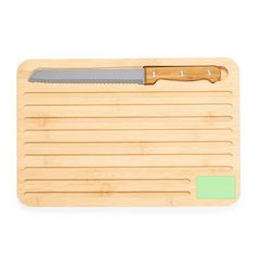 Tabla de Bambú para Cocina con Cuchillo | Area 1 | 60 x 35