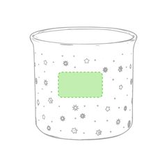 Taza Navideña Vintage 280ml | Frontal | 35 x 20