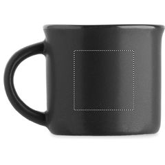 Taza espresso de cerámica | Lateral Izquierdo | 25 x 25