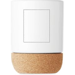 Taza Cerámica 300ml apta para sublimación | OPPOSITE OF HANDLE | 40 x 50