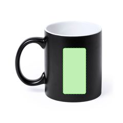 Taza personalizable alta calidad con interior blanco 350ml  | En la cara B | 35 x 70