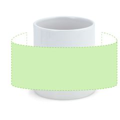 Taza Cerámica 250ml para Sublimación | Centrado alrededor de la taza | 170 x 60