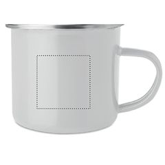 Taza Vintage Esmaltada 350ml | Lateral Derecho | 40 x 40