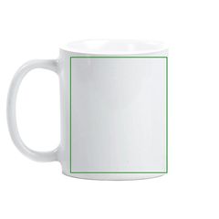 Taza Blanca para Sublimación 350ml | Lateral izquierdo | 70 x 95