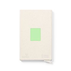 Tarjetero RFID de Caña de Trigo | Cara principal | 25 x 20