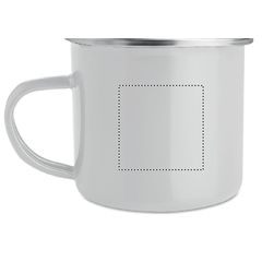 Taza Vintage Esmaltada 350ml | Lateral Izquierdo | 40 x 40