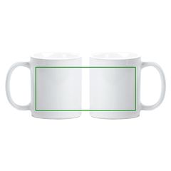 Taza Blanca de Cerámica 300ml | Ambos | 160 x 70