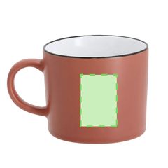 Taza cerámica de 400 ml mate | Area 3 | 35 x 50