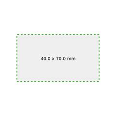 Tarjetero de Aluminio Elegante | Posterior | 70 x 40