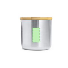 Taza Inox. Termo Ecológica y Original | En el frente | 20 x 40