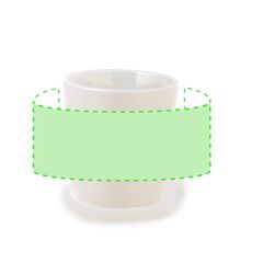 Taza Cerámica 300ml asa Cuadrada | Area 1 | 145 x 55