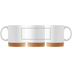 Taza Cerámica con base de Corcho | Circunferencia | 130 x 50