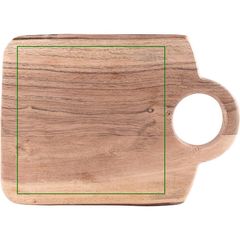 Tabla de Servir en Madera Acacia Bordes Redondeados | Frontal | 160 x 160