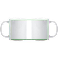 Taza Blanca para Sublimación 350ml | Ambos | 190 x 95