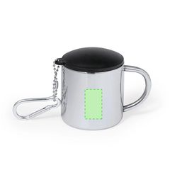 Taza acero inox con tapadera y mosquetón | Area 2 | 20 x 35