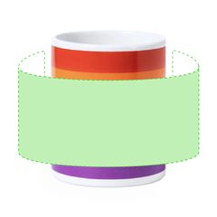 Taza Rainbow 370 ml | Alrededor de la taza | 165 x 60