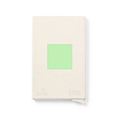 Tarjetero RFID de Caña de Trigo | Cara principal | 30 x 30