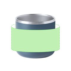 Taza Inox. bicolor de doble pared 350ml | Alrededor de la taza | 165 x 40