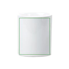 Taza Blanca para Sublimación 350ml | Frontal | 70 x 95