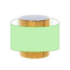 Taza personalizable de cerámica color metalizado | Area 4 | 165 x 60