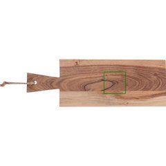 Tabla de Cocina Rectangular en Madera de Acacia | Trasera | 70 x 70