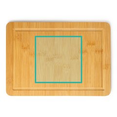 Tabla de cortar de bambú con perfil recoge líquidos | ZONA1 | 150 x 150