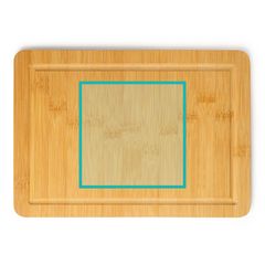 Tabla de cortar de bambú con perfil recoge líquidos | ZONA1 | 150 x 150