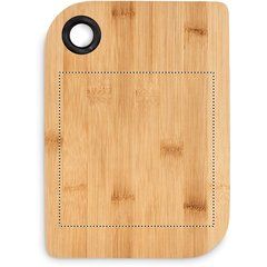 Tabla Corte Bambú con Orificio | Lado 2 | 149 x 149