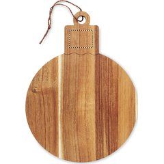 Tabla Navideña de Acacia | SIDE 1 HANDLE | 40 x 30