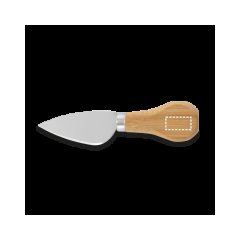 Tabla para quesos de bambú con utensilios | Knife handle | 20 x 10